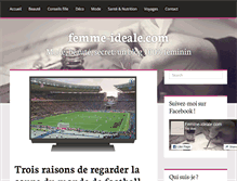 Tablet Screenshot of femme-ideale.com